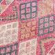 Hot Pink Turkish Runner Rug, Vintage Boho Hallway Carpet, 83x353 Cm
