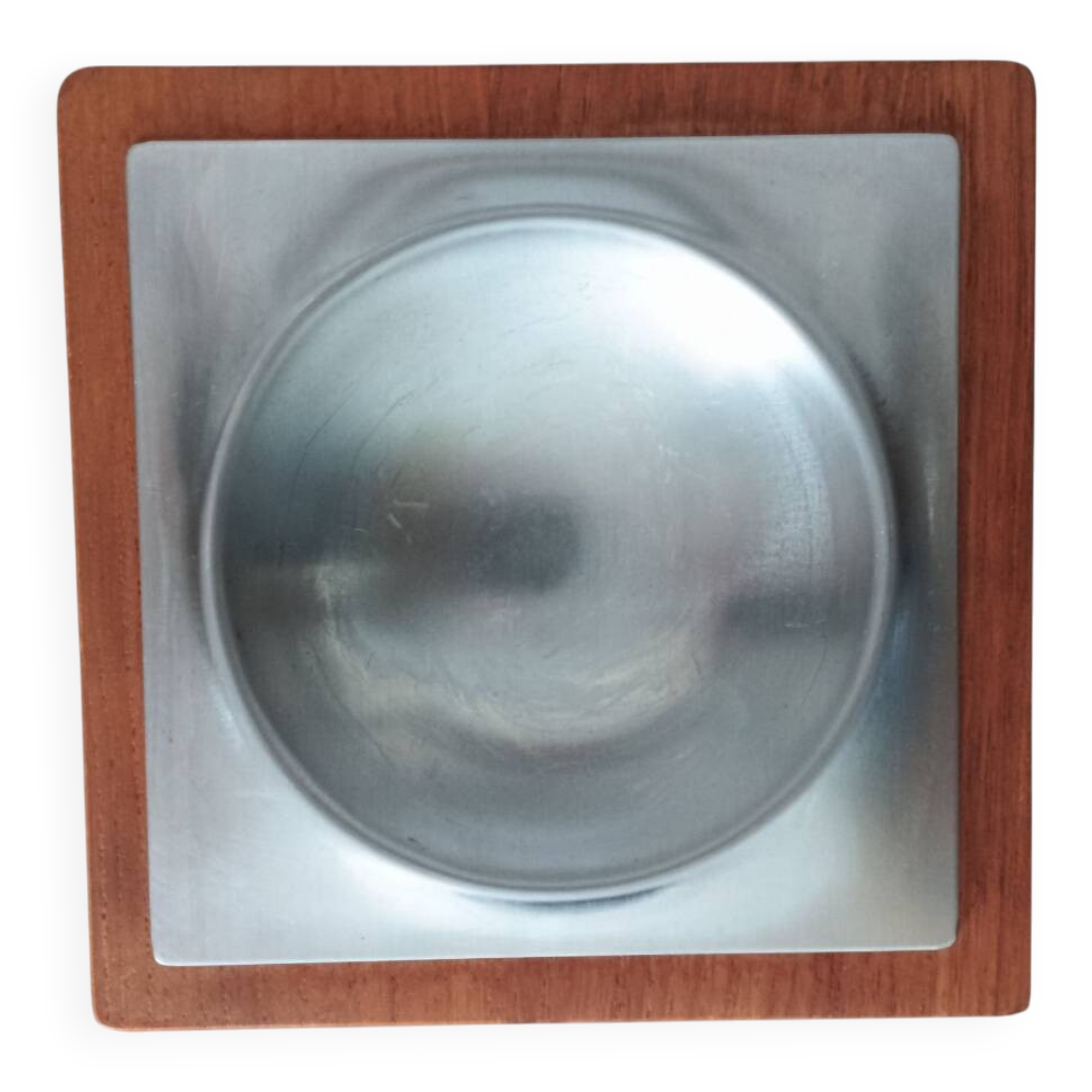 Stainless steel and wood pocket emptier