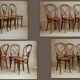 Set of 4 bistro viennese  omega fischel chairs