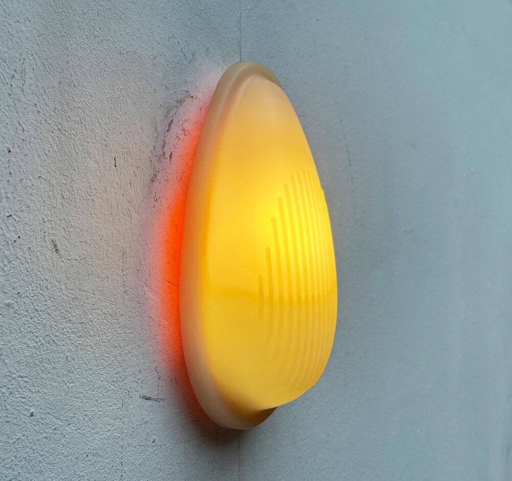 Postmodern Italian silicone wall lamp model Drop 1 by Marc Sadler for Arteluce, 1990s.