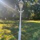 17 lampadaires en fonte