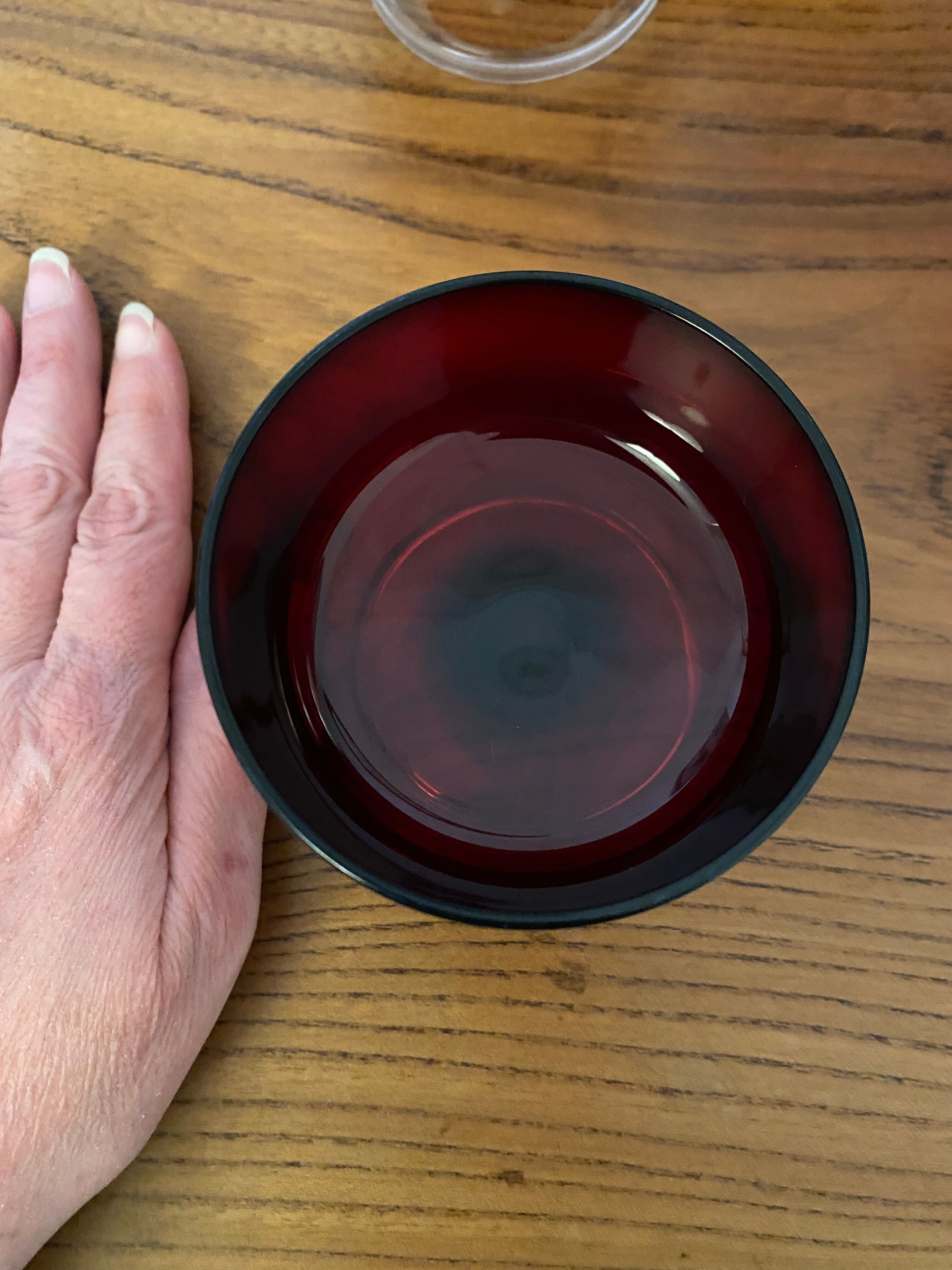 Set of 6 champagne glasses Sweden Ruby