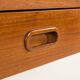 Étagère en teck scandinave des années 1970 avec un console.