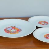 Set of 6 pie plates and dessert plates
