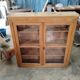 English display cabinet in old pine