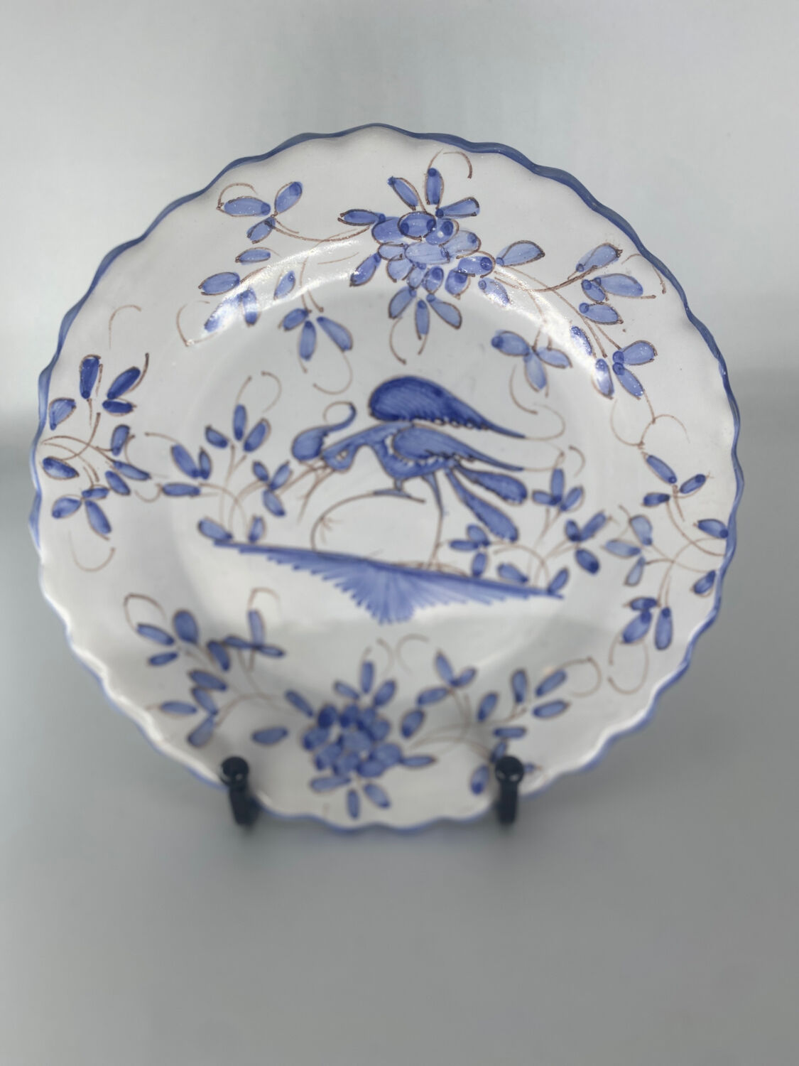 6 antique earthenware plates Martres Tolosane Jodra