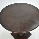1920s Art Deco Occasional Coffee Table and tablecloth