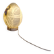 Lampe en forme d'œuf en albatre