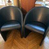 Pair of Intervista armchairs by Poltrona Frau