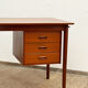 Danish mid-century modern teak writing desk by Arne Vodder, 1960s