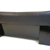 Knoll Brigadier 2 seater leather sofa by Cini Boeri