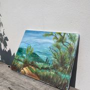 Oil on canvas landscape