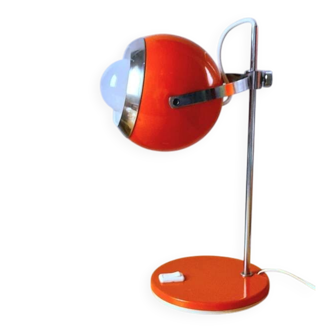 Lampe eyeball orange 1970