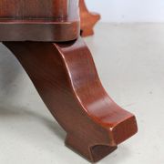 Table rectangulaire en acajou massif et plaqué 1930/1940