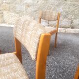 Set of six vintage designer chairs