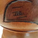 Vase en bois