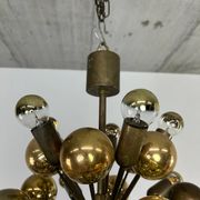 Atomic Suspension in Brass German Mid-Century by Dorothee Becker