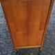 Chest of drawers of the 50s in oak compass feet 4 drawers