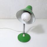 Vintage green metal adjustable desk lamp