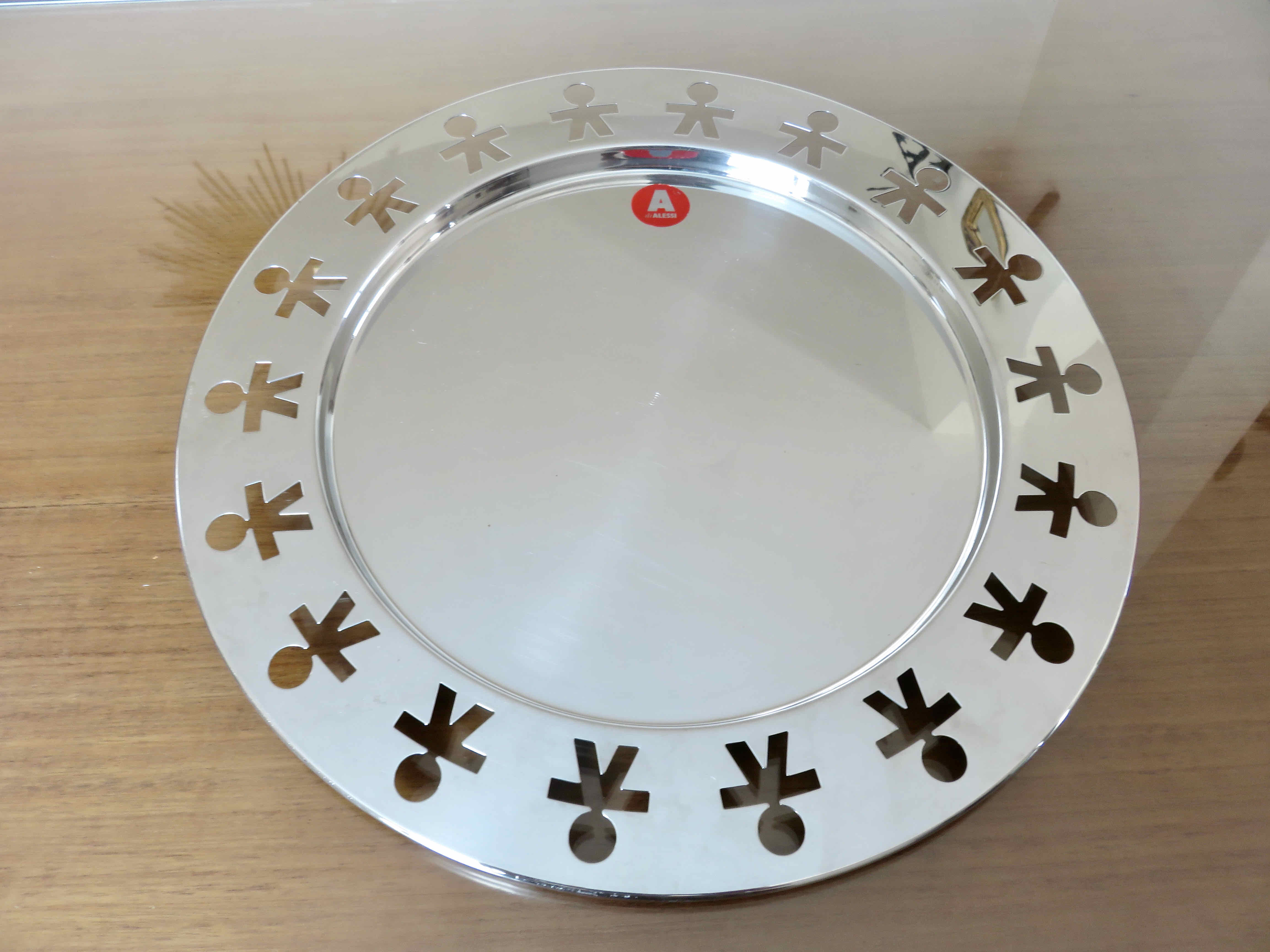Round tray Girotondo Alessi Italy 1980