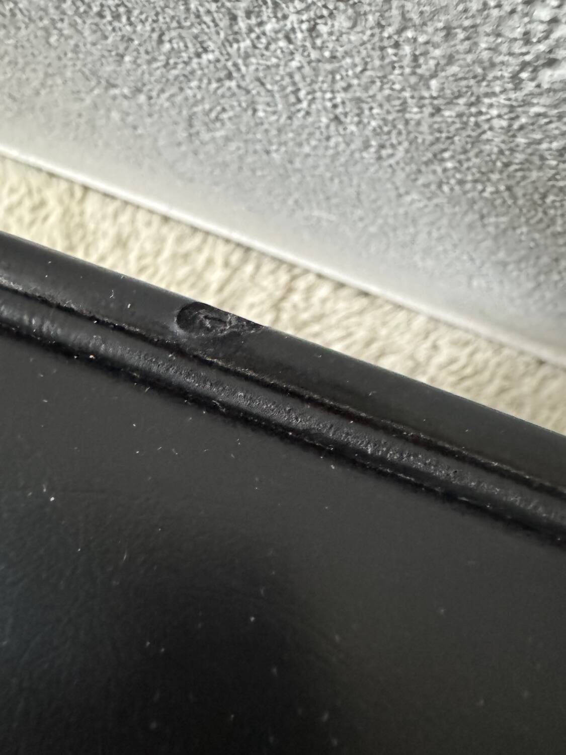 Black armchair, 50s design