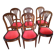 Vends 6chaises faisant partie d'une salle à manger complète en loupe d'orme