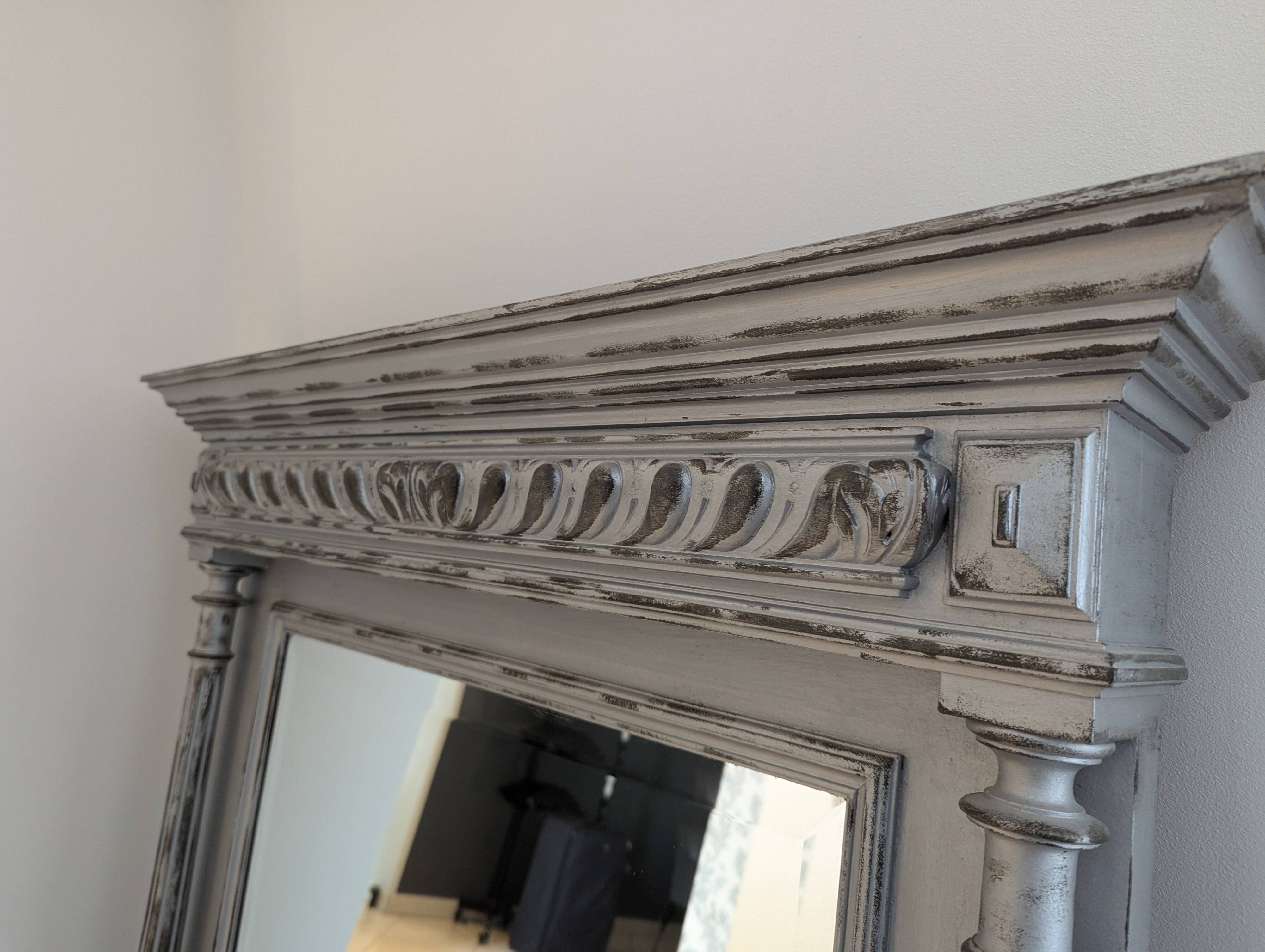 Renovated antique mirror