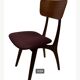 Vintage dining room chairs teak Topform design 60s Louis van Teeffelen