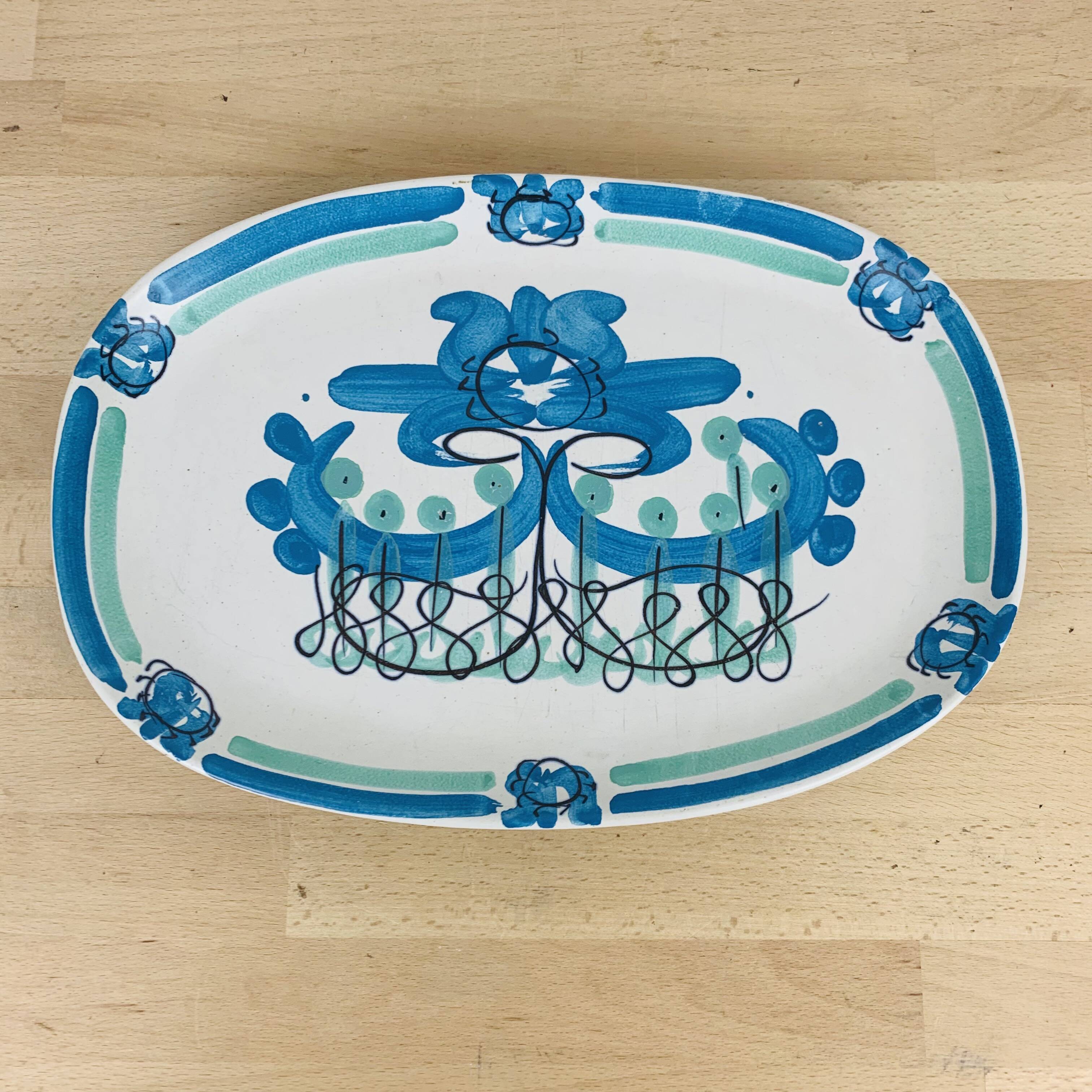 Keraluc Quimper ceramic dish