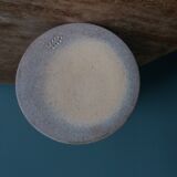 Bottle with handle, pitcher, in stoneware, signed