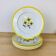 Lot de 6 assiettes plates en faïence vintage