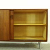 Small Sideboard in Teak by Herbert Hirche for Holzäpfel, Germany
