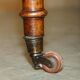 Victorian captain's chair in mahogany and leather