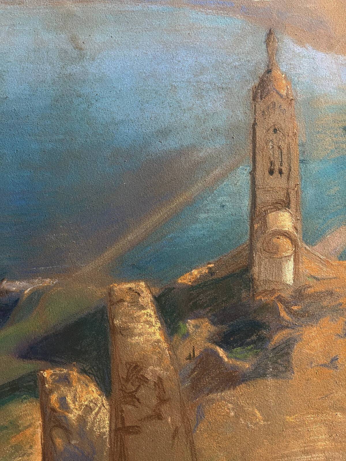 Painting by Edouard Pannetier (1884-1965) Mediterranean Estuary Orientalist