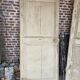 19th century partition door in double-sided solid oak