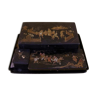 Writing kit (boxes), lacquer, Napoleon III period