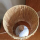 Ceramic table lamp and rafia