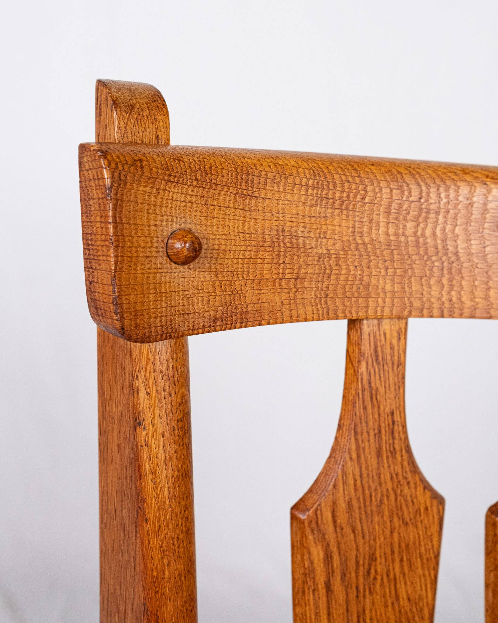 Set of 4 Guillerme and Chambron chairs, Your House, France, 1950s