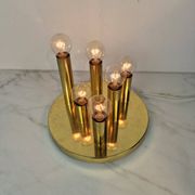 6 Light Flush-Mount Attributed to Gaetano Scioliari for Boulanger, Italy