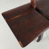 Victorian pitch pine railway bench – Halstead’s Makers, Todmorden