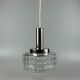 60s 70s VEB hanging lamp ceiling lamp bubble chrome glass space age design