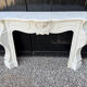 Napoleon III fireplace in white Carrara marble, circa 1880.