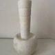 Vase soliflore en albâtre blanc