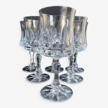 6 water glasses – Cristalleries Royales de Champagne - Bayel