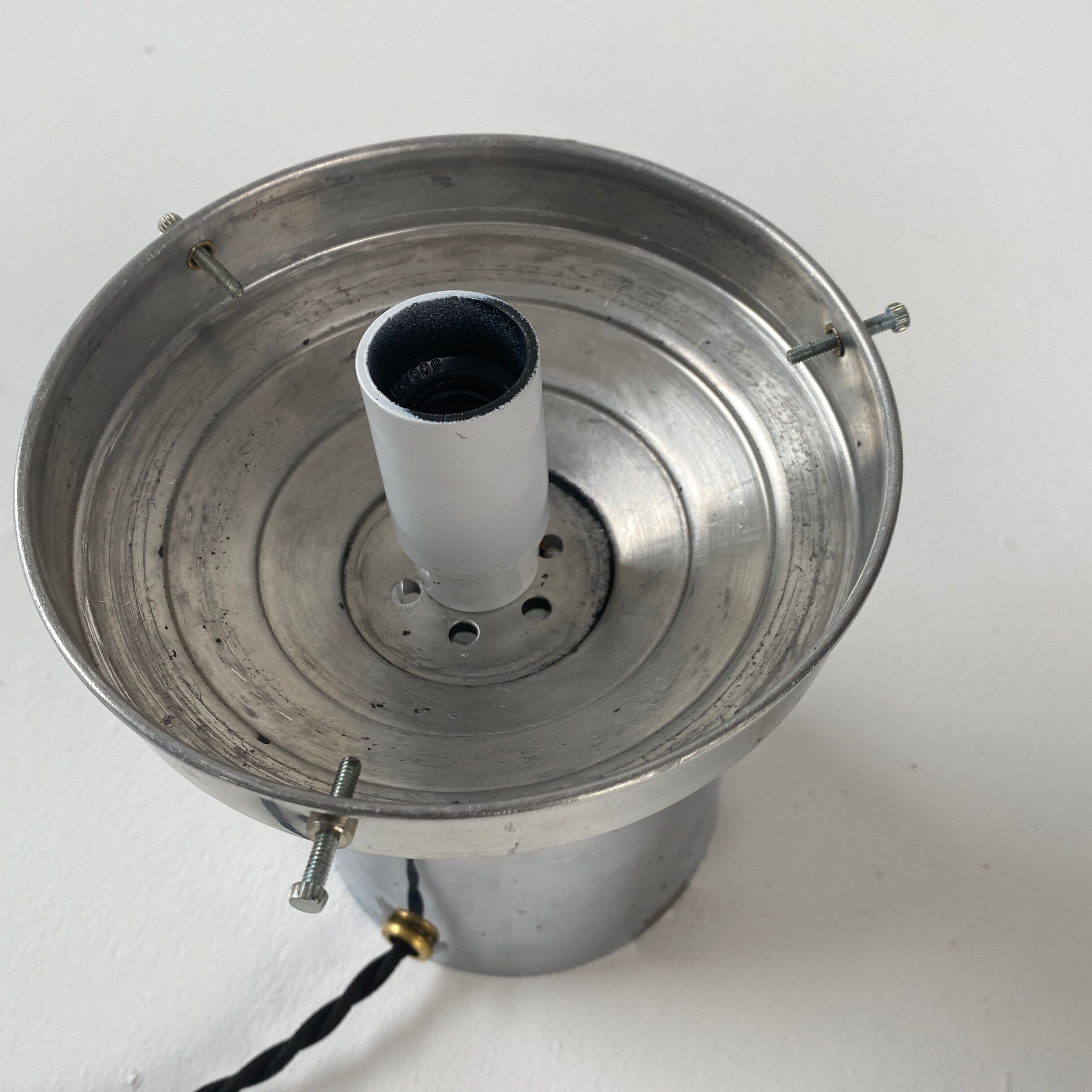 Vintage opaline skyscraper table lamp