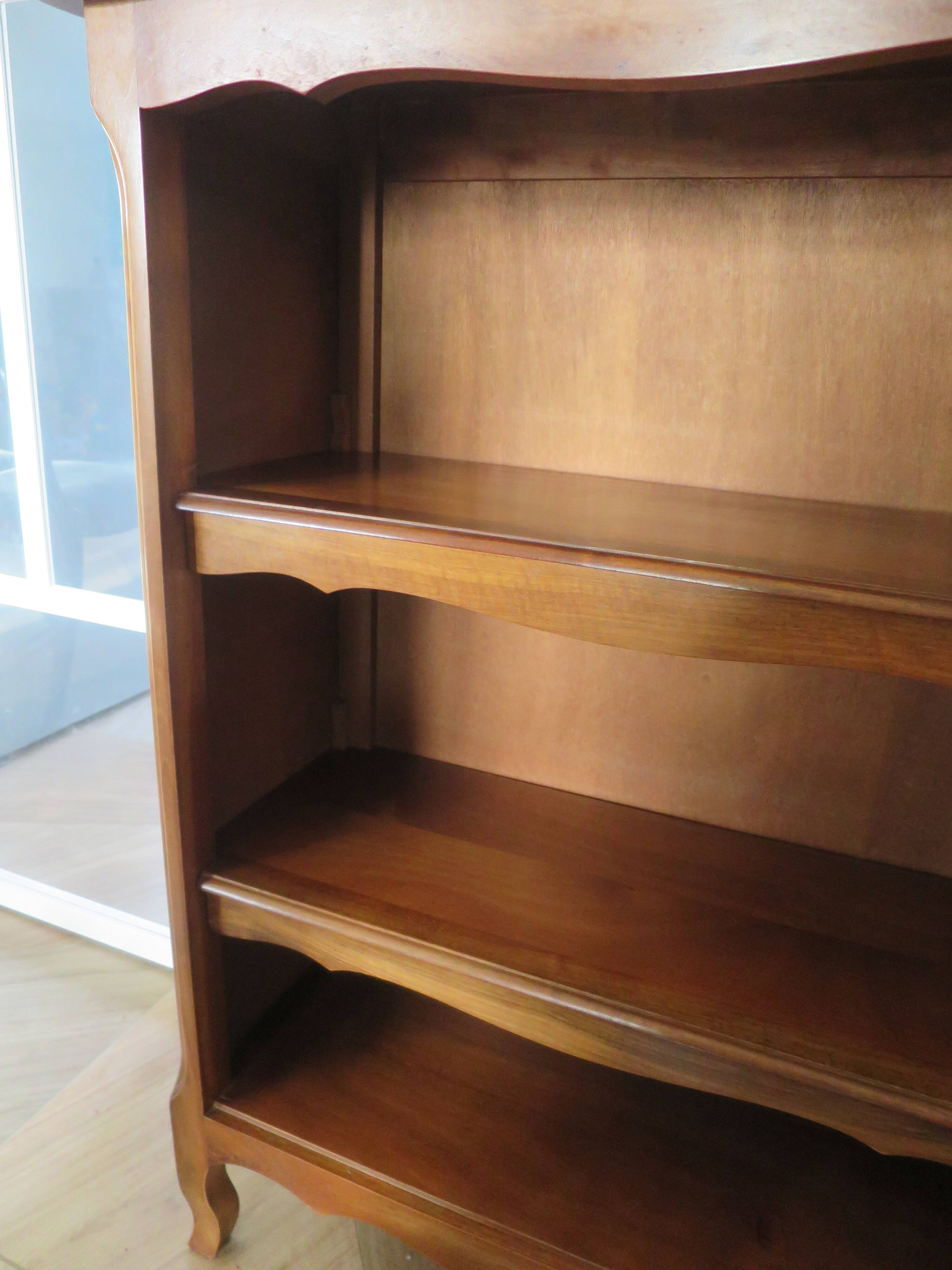 bibus 2 shelves - Small bookcase - Solid wood - Louis XV style