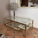 Table basse Roche Bobois. 1970. Hollywood Regency. 110x75