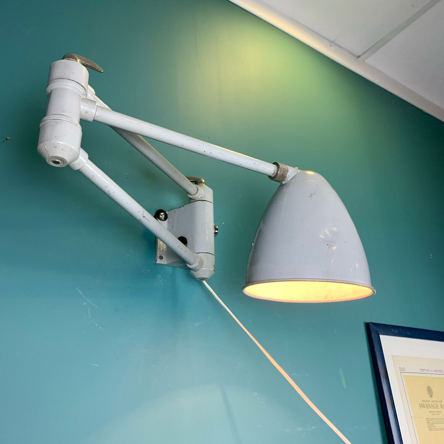 Marine Arm Wall Lamp Japan Industrial Design Vintage Wall Lamp