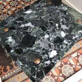 Green marble coffee table