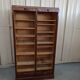 Notary furniture - double curtain binder in oak 2 columns